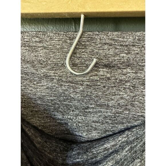 Offline by Aerie Womens Gray Cropped Leggings Size Medium Pullon - Picture 3 of 3